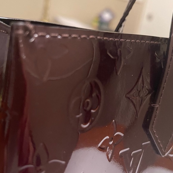 Authentic Louis Vuitton Vernis Leather Handbag Wilshire - Picture 4 of 16